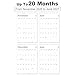 2026-2027 Calendar - Extra Large Wall Calendar 2026-2027 from April 2026 to June 2027, 15'' x 22'' 15-Month Vertical Calendar 26-27 with Holiday Marked, Premium Paper for Organizing, Black Word