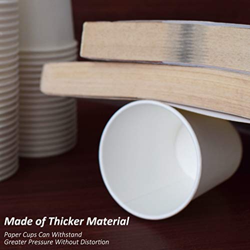 Image of Paper Cups 300 Pack - 8 Oz Hot and Cold Paper Coffee Cups