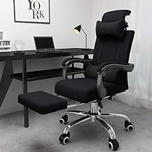 Desk Chair Office Chair Home Computer Chair Reclining Boss Chair Ergonomic Back Chair Comfortable Gaming Chair Business Swivel Chair Color Black