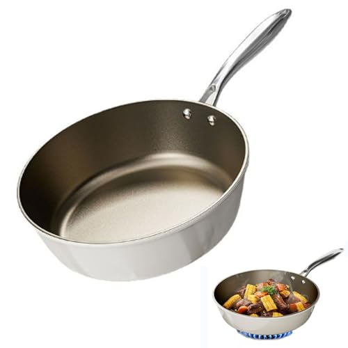 Wok antiadherente de aleación de titanio 11.02 in miniatura 1