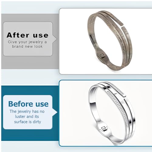 WUSJCOF 4 piezas paños de limpieza de plata para joyas, reutilizables gamuza limpia plata, limpiar plata, paño de limpieza de plata para cobre, oro, plati, plata esterlina, plata - imagen 4