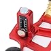 Woodworking Router Plane, Adjustable Aluminum Alloy Handheld Grooving Tool Single Line Right Angle Planing Slotting for Trimming, Grooving, Bottom Cleaning