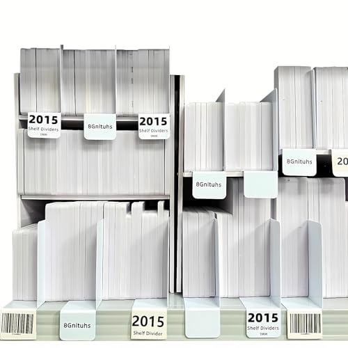 8Gnituhs 20 Pcs 20 * 15 CM 1MM Rack Size Dividers Mini Closet Shelf Dividers Tag; Shelf Label; Book Tracker Bookmark; Library Card Bookmark Creative Book Accessories for Reading Lovers; Book Tracker by 8Gnituhs - Used condition - US$27.03