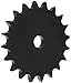 Martin Roller Chain Sprocket, Reboreable, Type A Hub, Single Strand, 10B Chain Size, 15.88mm Pitch, 76 Teeth, 24mm Bore Dia., 393.35mm OD, 9.17mm Width