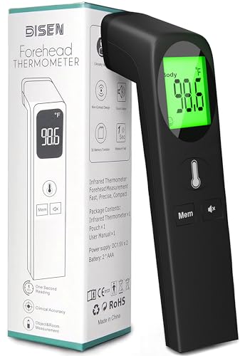 Image of No-Touch Forehead Thermometer, Digital Infrared Thermometer for Adults and Kids, Touchless Baby Thermometer 2 in 1 Dual-Mode Thermometer with Fast Accurate Results
