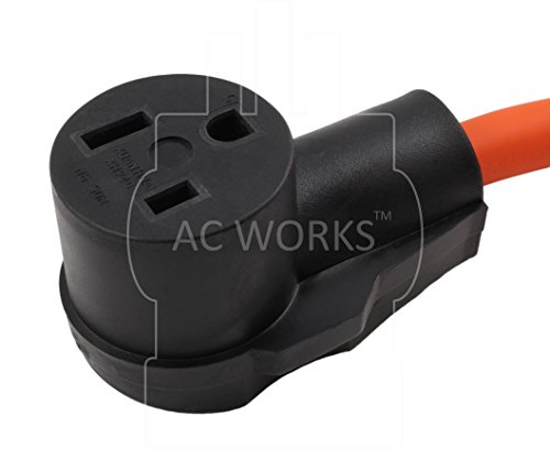 Ac Works 6-50 Welder Adapter (L14-30 30A 4-Prong Locking To 6-50) #TOP3