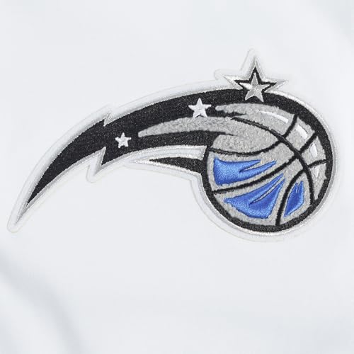 Pro Standard Mens NBA Orlando Magic Classic Chenille Full Zip Hoodie White - image 3