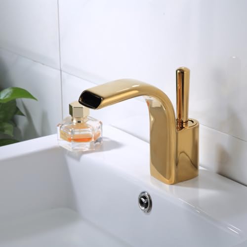 Robinet mitigeur cascade pour salle de bain design et chaleureuse - 7
