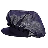 BAZEITFLOW Atmungsaktive Kochmütze mit Elastischem Leichter Küchenhut für Restaurant Cateringpersonal Ergonomisch Geformt rutschfest Geeignet für Bäcker und Servicekräfte