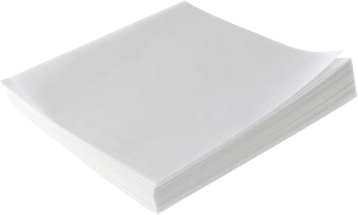 HEATSHAKING 500sheets Non-Absorbent Weighing Paper for Scale Measurement Clean Dust Samples Transfer for Analytical Balances and Quantitative Weighing