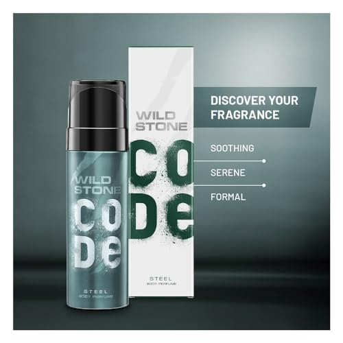 Wild Stone CODE Steel Long Lasting No Gas Body Perfume for Men, 150ml - Image 5