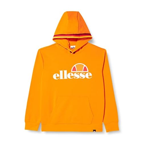 ELLESSE EHM919CO2-228 Hoodie Sweatshirt Men Orange Popsicle XXL
