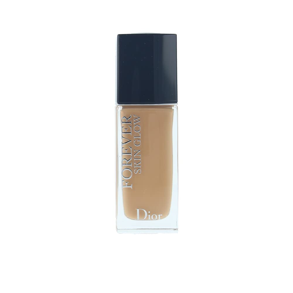 Christian Dior Diorskin Forever Glow Fondotinta Fluido Lunga Tenuta con SPF 35, 4WO Warm Olive, 30 ml