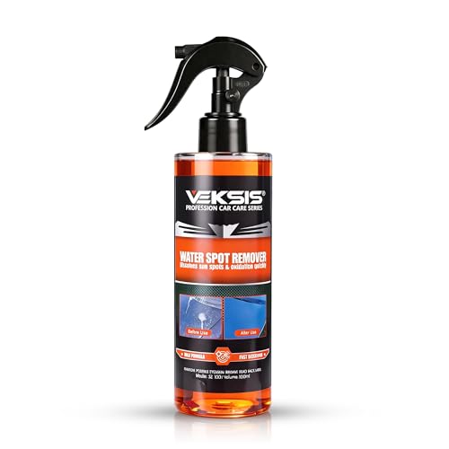 Veksis Water Spot Remover – 100ml Heavy Duty Liquid for Car Paint, Glass & Chrome – Dissolves...