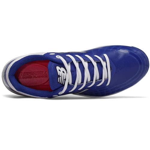 New Balance Men's 4040 V5 Metal Baseball Shoe, Royal/White, 7 M US - Thumbnail 6