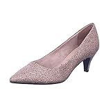 Ton-in-Ton-Nähte Tamaris Damen Pumps Bronze 41