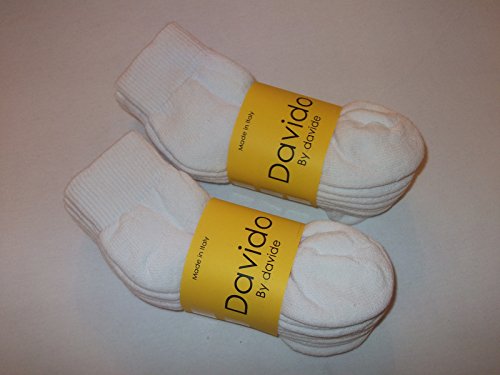 davido Mens socks ankle/quarter made in italy 100% cotton 8 pairs2