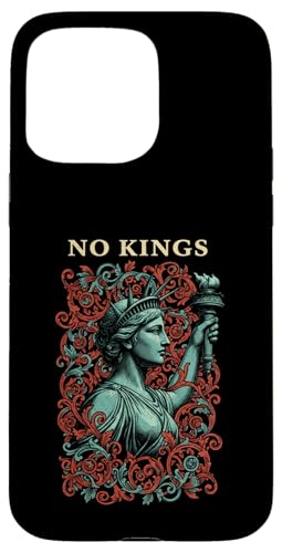 No Kings In America Retro Edgy Protest �X�}�z�P�[�X iPhone 15 Pro Max �p