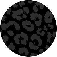 Vista 3 de Estampado de guepardo gris y negro, patrón de piel de leopardo PopSockets Adhesivo PopGrip