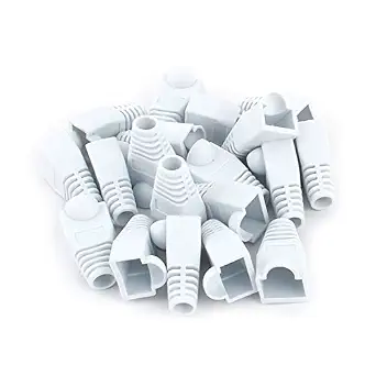 Soft Plastic Ethernet RJ45 Cable Connector Boots Cover Strain Relief Boots CAT5 CAT5E CAT6 100PCS