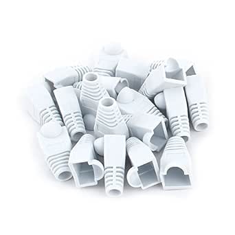 50 Pack RJ45 Connector Boot Cat5 Cat6 Boots Ethernet Network Cable End Cap