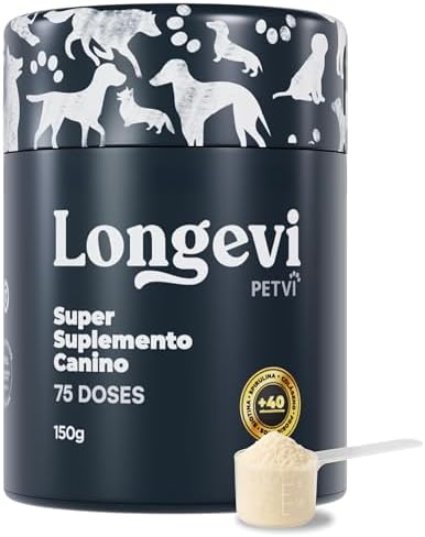 Longevi Suplemento Canino em Pó | Fórmula Completa para Imunidade...