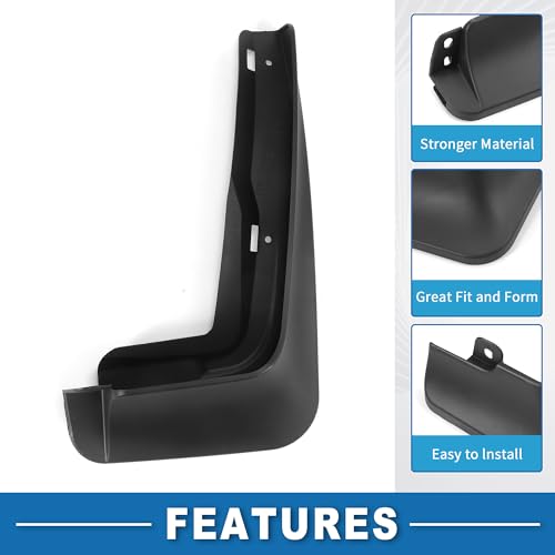 Image of Mud Flap Splash Guard with Mount Accessories Front & Rear Side Mud Guard for Mini Clubman F54 2015-2023 (Set of 4)