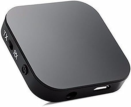 eFamily | Low Latency 3.5mm Bluetooth 5.0 Adapter | Wireless Transmitter Receiver | Long Range | Compact Mini Portable | Audio for TV, PC, Stereos, Car, Auto, Speakers & Headphones