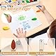 Four Candies 24 Farben Wachsmalstifte für Kleinkinder, Ungiftige und Waschbare Malstifte für Kinder, Einfach zu haltende Wassertropfen-Malstifte, Malzubehör für Schule und Kunst
