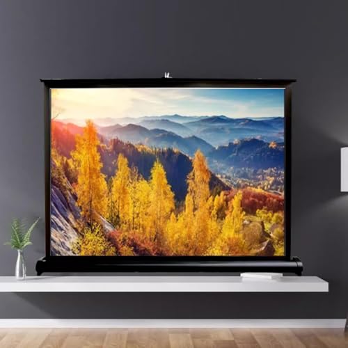 Pantalla portátil manual para proyector 50 pulgadas 4:3 miniatura 1