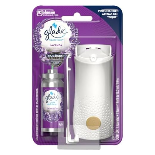Glade Aromatizador de Ambiente Lavanda, Kit Aparelho e Refil, Odorizador de Ambiente, 2ml