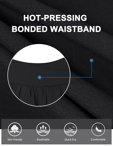 BMJL Women's Athletic Shorts High Waisted Running Short Pockets Gym Elastic Quick Dry Workout Shorts 2.5"4