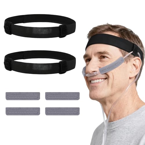 ZXMOBY 6Pcs Oxygen Nasal Cannula Headband Nasal Cannula Ear Protectors Cushions Face Cushion for Portable Oxygen Make Oxygen Tube Users Relieve Ear Pain and CheekOxygen tubing Accessories