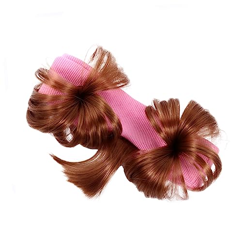 MAGICLULU 1pc Kids Wig Headband Hair Bun Maker for Girls Ballet Bun Maker Fake Hair Headband Kids Headdress Decor