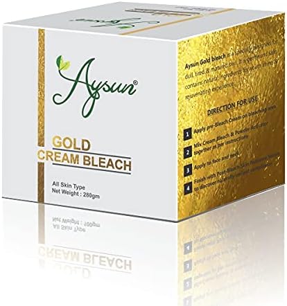 Aysun Organic Gold Cream Bleach for all skin type 280gm