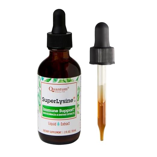 Quantum Health SuperLysine+ Immune Support|Liquid Extract Tincture for Easy Absorption|Formulated with Echinacea and Shitake Extracts|2 Ounce