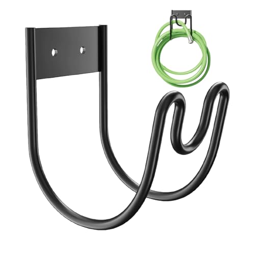 Para Manguera De Jardín Montada En Pared - Soporte De Manguera De Metal Con Capacidad De 150 Pies | Gancho Resistente Para Líneas De Extensión De Agua Tubos De Vacío Para La Organización