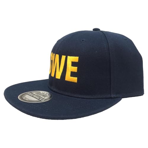 Casquette snapback unisexe 100% acrylique réglable 6 panneaux