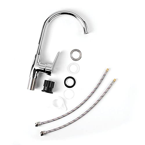 Yes-Grifo-Monomando-Fregadera-de-Repisa-con-acabado-cromado-para-la-cocina-simple-sin-preocupaciones