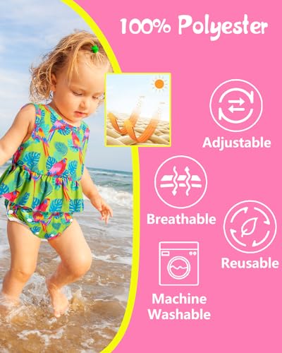 Babygoal 3SD01 Reusable Baby Girl Swim Diapers 3 Pack thumb #1