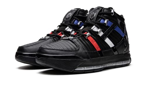 Nike Men's Zoom Lebron III QS Black/Metallic Silver (DO9354 001) - Image 3