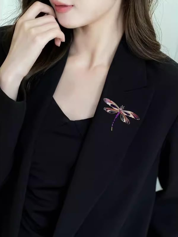 Image of Fashion Dragonfly Booch Pin Jewelry Gift for Women