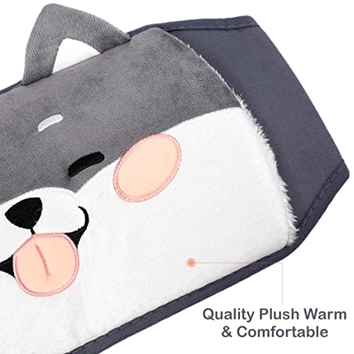 Luxshiny Garrafa De Água Quente Capa Bolsa De Água Quente De Borracha Capa De Malha E Capa De Cintur
