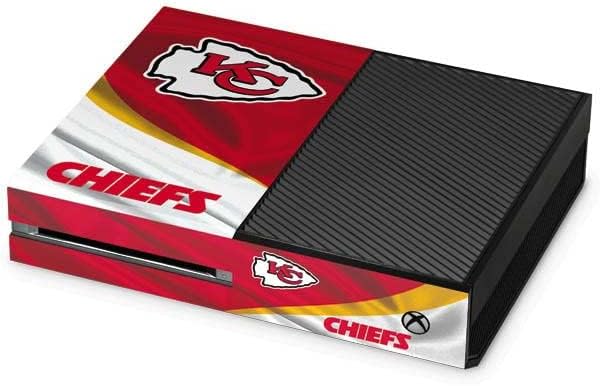 Skinit Decal Gaming Skin Compatible with Xbox One Console - Officially Licensed NFL Kansas City Chiefs Design