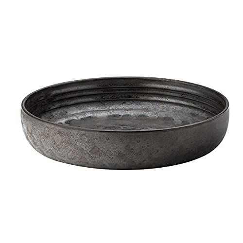 Utopia CT6868--B01006 Shield Shallow Bowl, 20cm, Pack of 6, Metallic