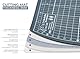 Elan Schneidematte A1 Grau, 5-lagige Schneidematte 60x90 Selbstheilend, Bastelunterlage Schnittfest A1, Cutting Mat 60x90, Schneideunterlage Basteln