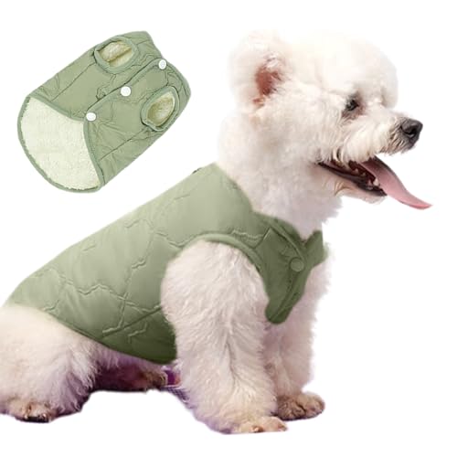 Abrigo para perros pequeños, resistente al viento y cálido, chaqueta térmica para perros, para gatos, cachorros, , nevadas, clima frío y Navidad