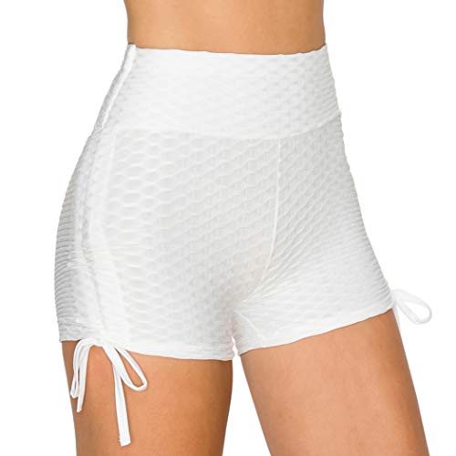 Image of ALWAYS Faux Leather Shorts - High Waist Active Stretch Yoga Short Pants for Women