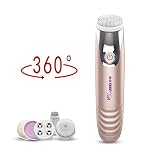Spin 360 ° 6 en 1 Cepillo facial Eléctrico 3 Modo Impermeable del poro Encogimiento de espinillas Eliminación del acné Cepillo de limpieza profunda