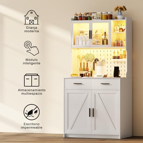 Consejos para Comprar Alacena Blanca - los preferidos. 6 Imagen adicional